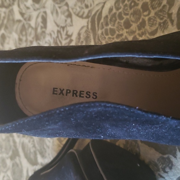 Black Express peep toe shoe boot - Picture 6 of 6